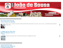 Tablet Screenshot of blogdojoaodesousa.com